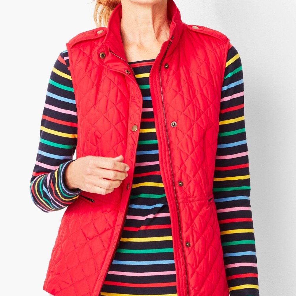 Talbots quilted vest